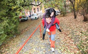 18 year old girl Bella nudeing off a cock in her graduation attire